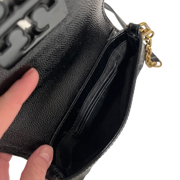 Tory Burch Black Genuine Patent Leather Crossbody Bag - Picture 5 of 7